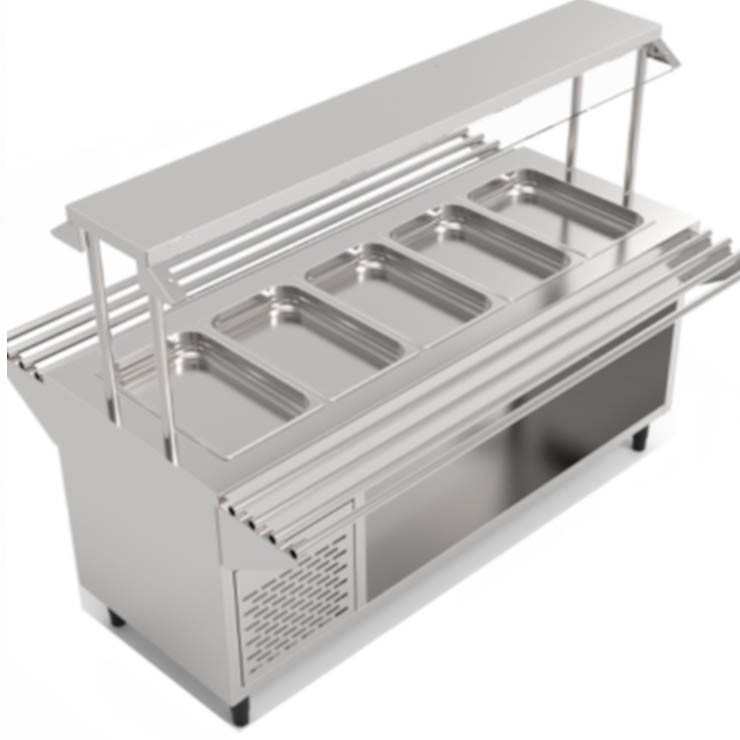 Conserto de balcão serfservice aquecido e refrigerado